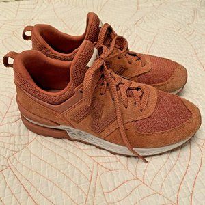 New Balance 574 Copper Rose Sneakers WS574CR 5.5